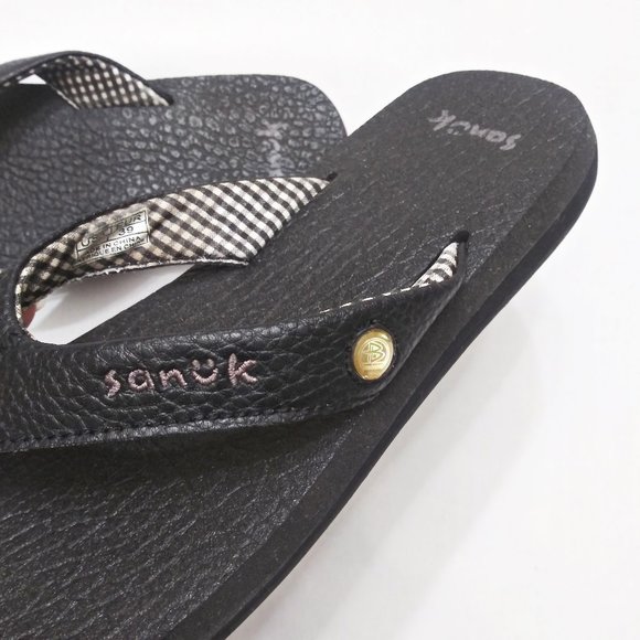 Sanuk Shoes Sanuk Yoga Mat Flip Flop Sandal Thongs Beach Summer Comfort Flip Flops Sz 8